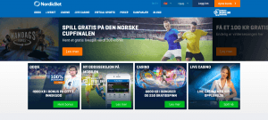 NordicBet webside