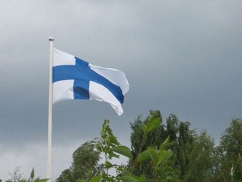 swedish flag photo